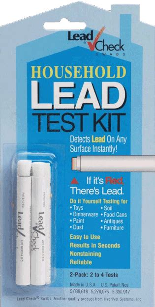 homebase lead paint test kit|lead check household test kit.